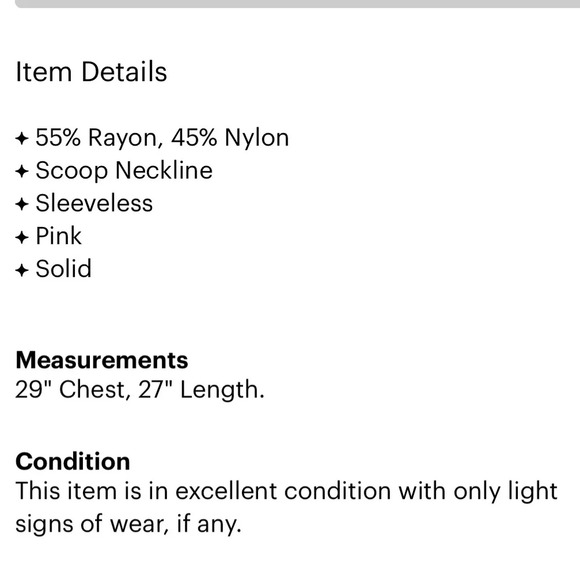 AK Anne Klein Sleeveless top M - Picture 3 of 3